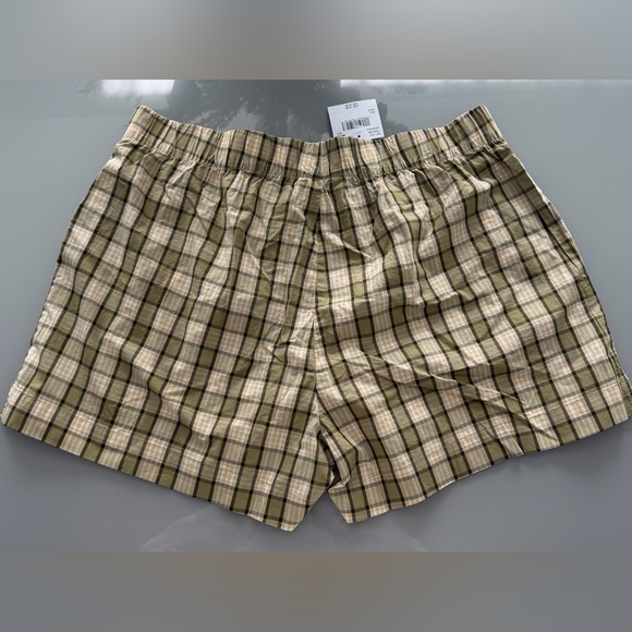 AE Plaid Boxer Sleep Shorts - Picture 3 of 5